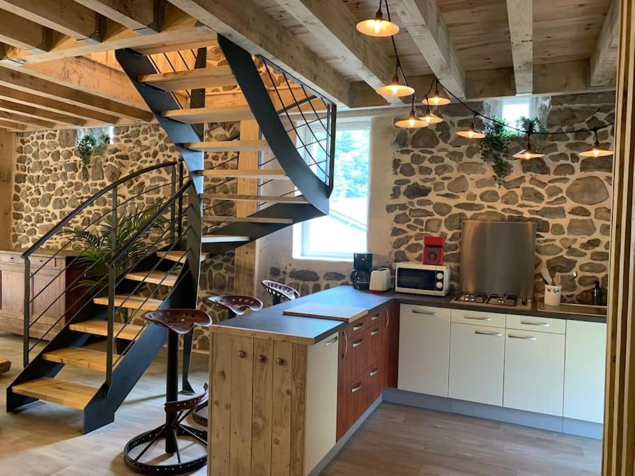 La Grange De La Gratade Villa Rochefort-Montagne Dış mekan fotoğraf